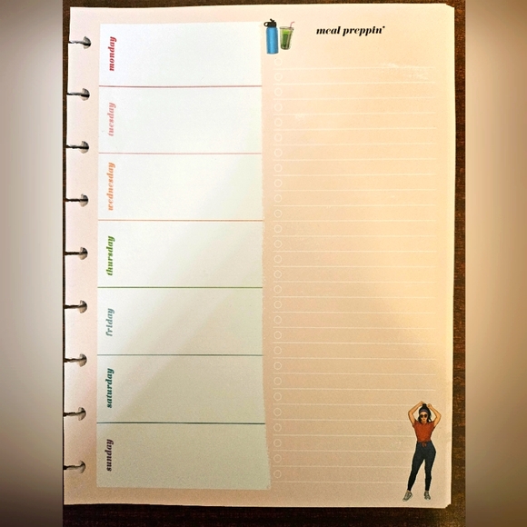 Happy Planner recipe/menu inserts - Picture 3 of 5